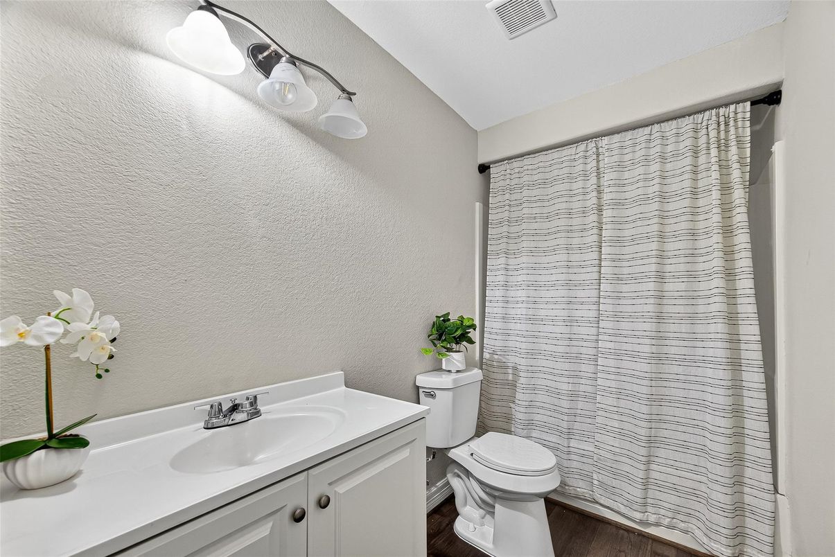 Bathroom, Interior, Wood Texture Flooring