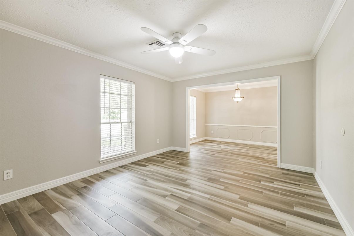 Empty room, Interior, Wood Texture Flooring