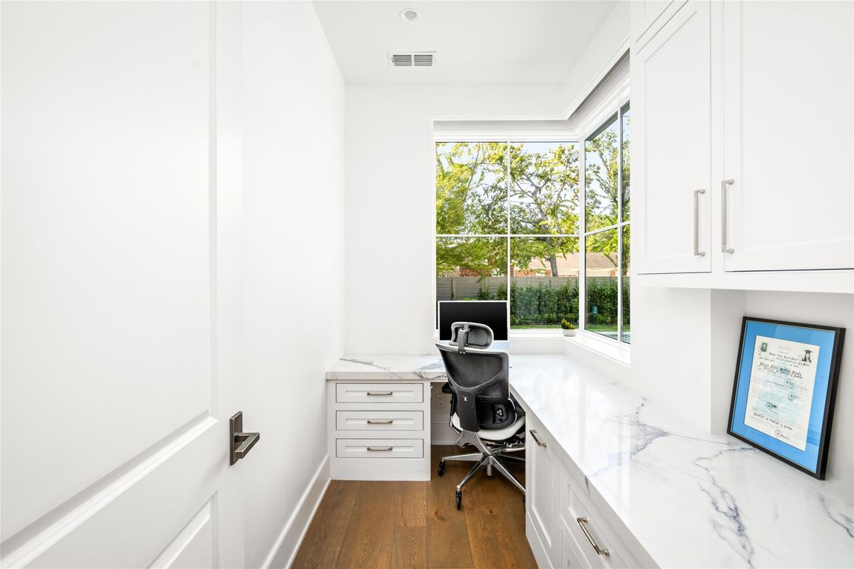 Home Office, Interior, Wood Texture Flooring