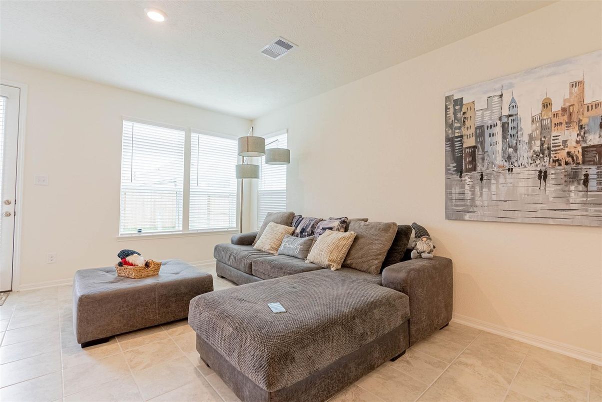 Interior, Living room, Recessed Lighting