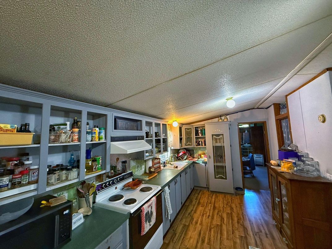 Interior, Kitchen, Wood Texture Flooring