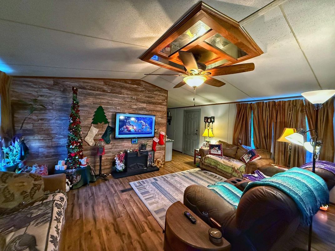 Interior, Living room, Wood Texture Flooring, Wooden Walls