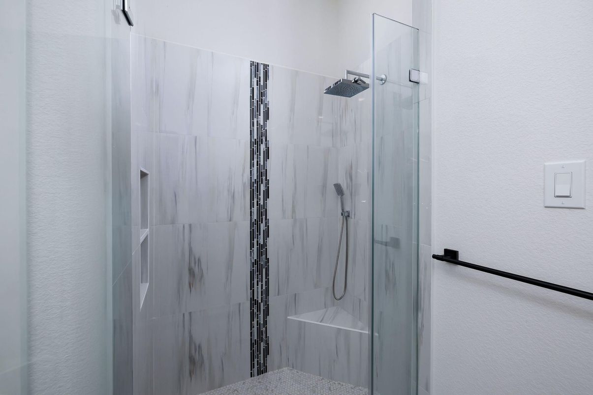 Bathroom, Glass Shower, Interior