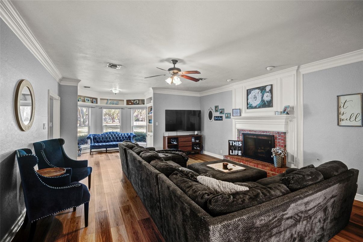 Fireplace, Interior, Living room, Wood Texture Flooring