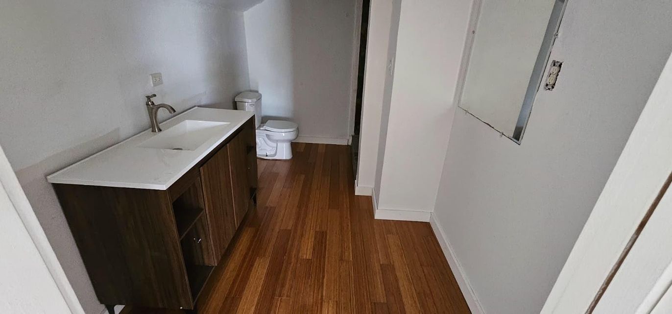 Bathroom, Interior, Wood Texture Flooring