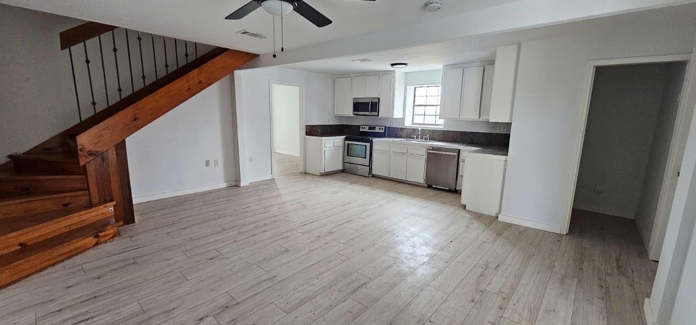 Interior, Kitchen, Wood Texture Flooring