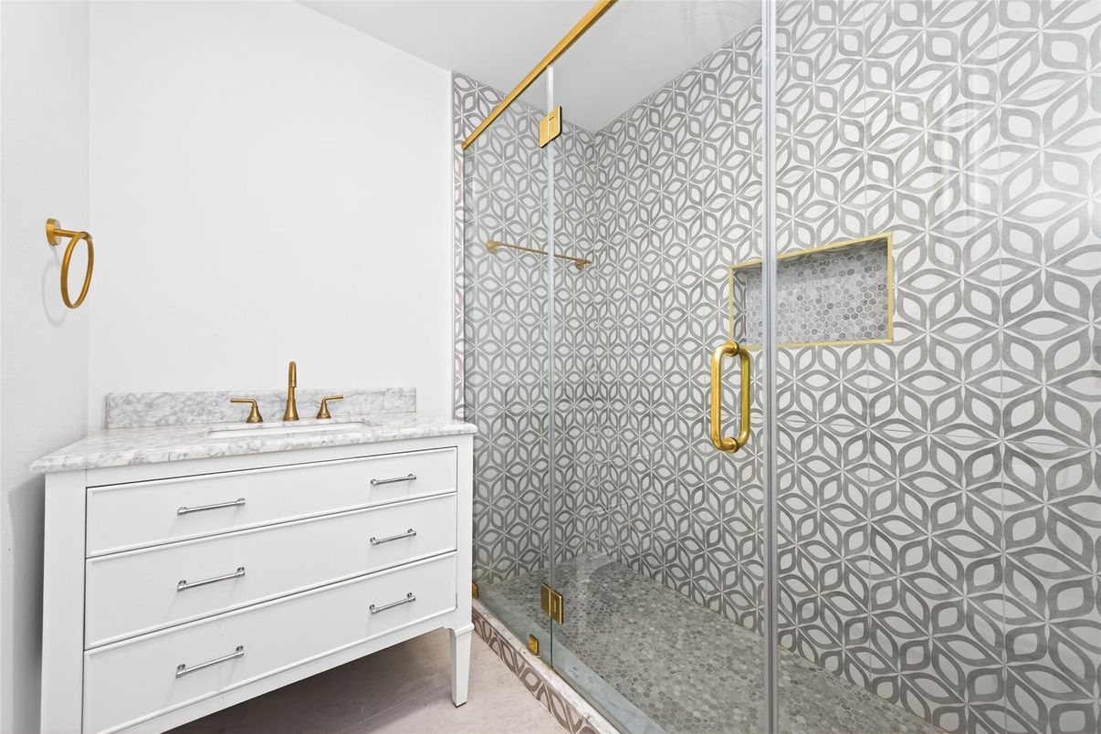 Bathroom, Glass Shower, Interior