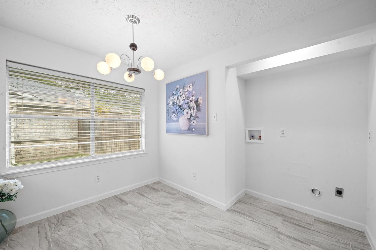 Empty room, Interior, Marble, Pendant Lights