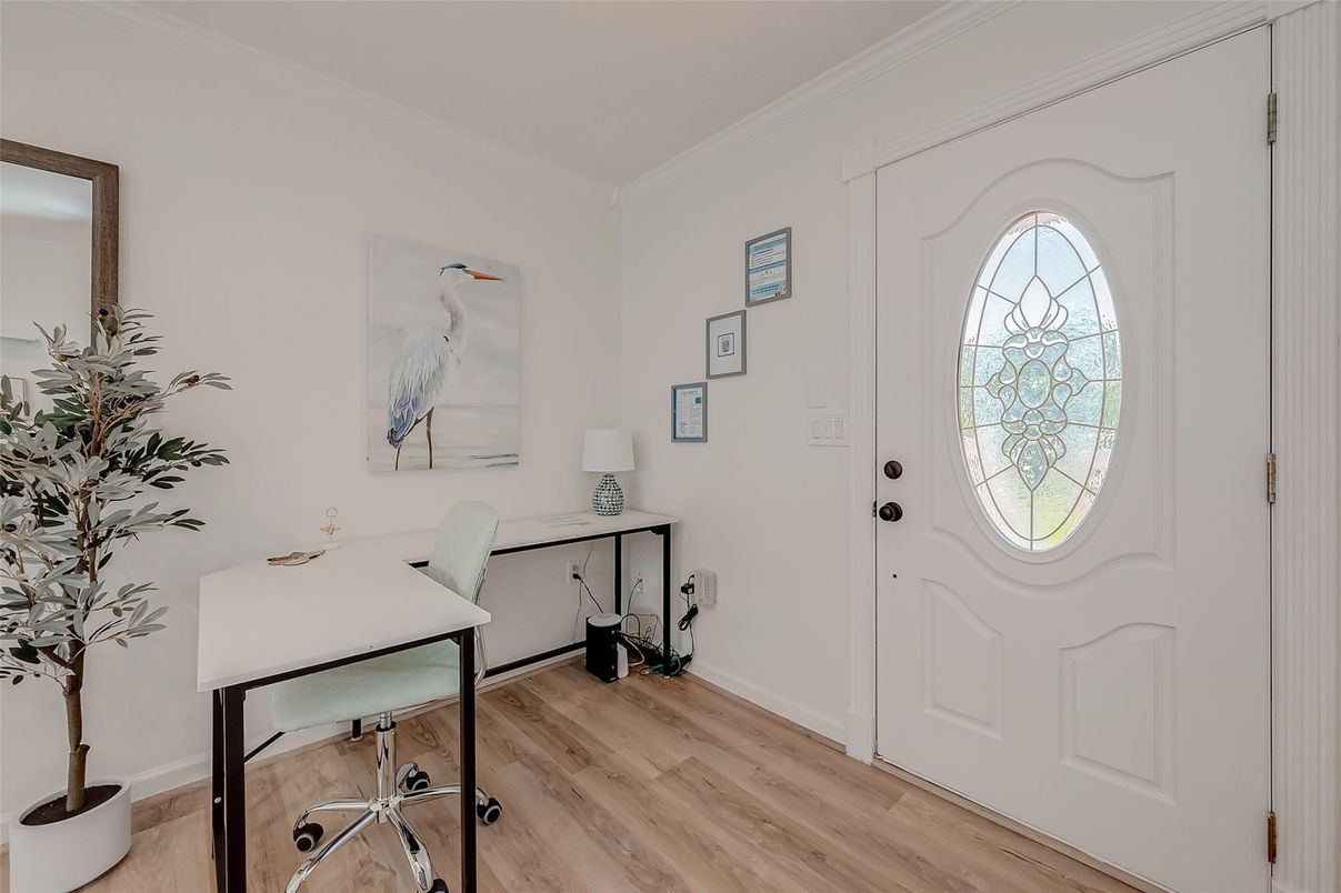 Home Office, Interior, Wood Texture Flooring