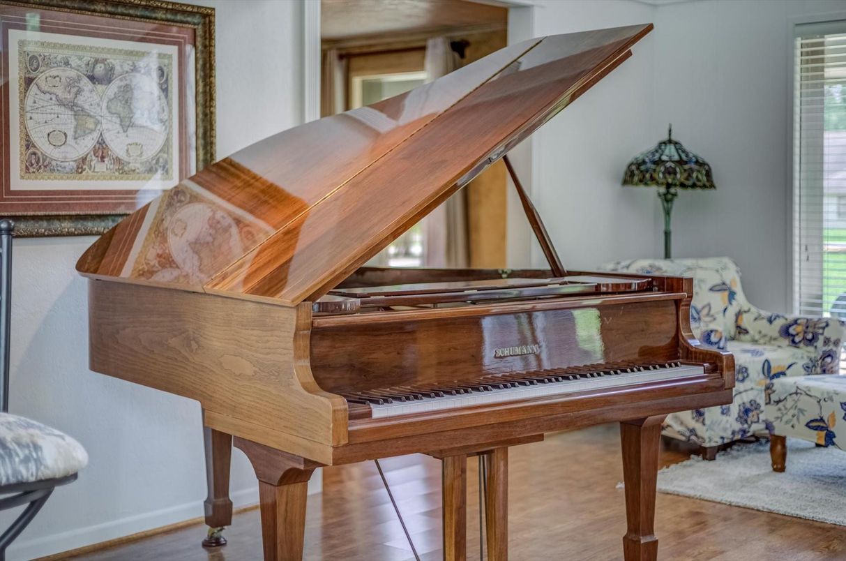 Interior, Piano, Wood Texture Flooring