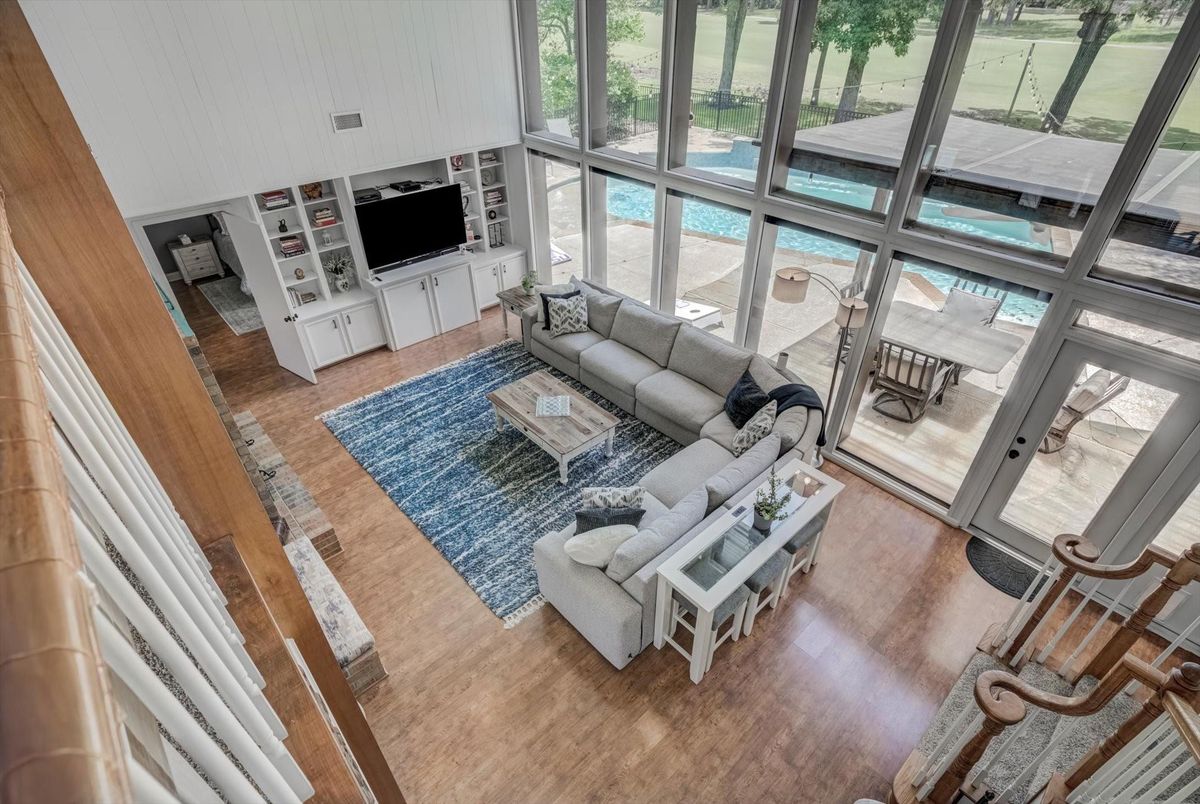 Interior, Living room, Water, Wood Texture Flooring