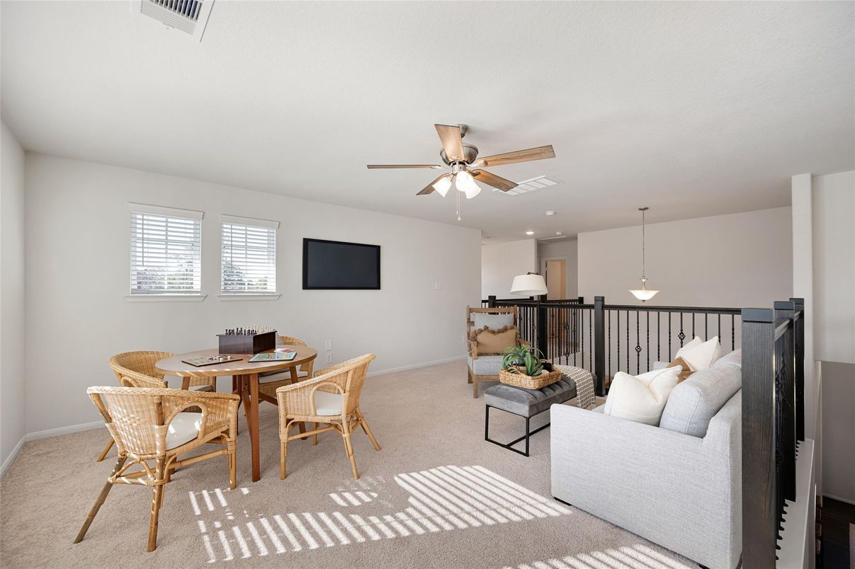 Dining room, Interior, Living room, Pendant Lights, Recessed Lighting