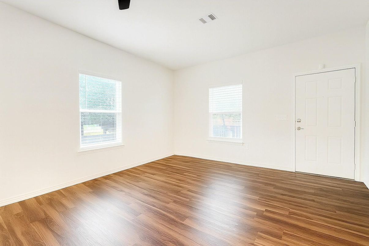 Empty room, Interior, Wood Texture Flooring