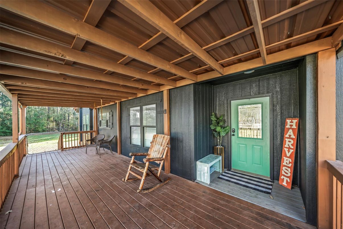 Exterior, Wood Texture Flooring