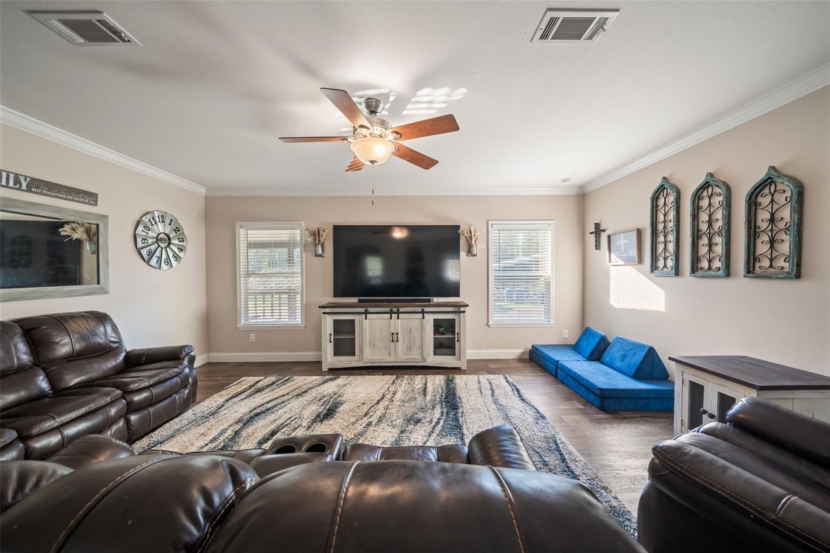 Home Theatre Room, Interior, Living room, Wood Texture Flooring
