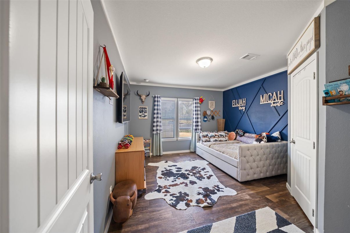 Bedroom, Interior, Wood Texture Flooring