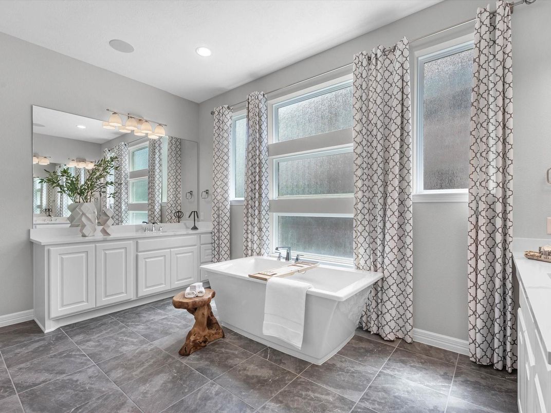 Bathroom, Free Standing Baths, Interior, Recessed Lighting