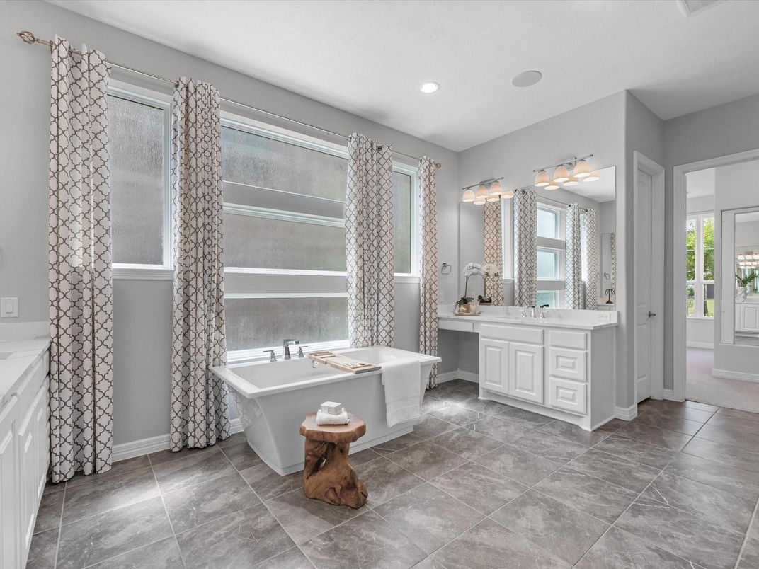 Bathroom, Free Standing Baths, Interior, Recessed Lighting