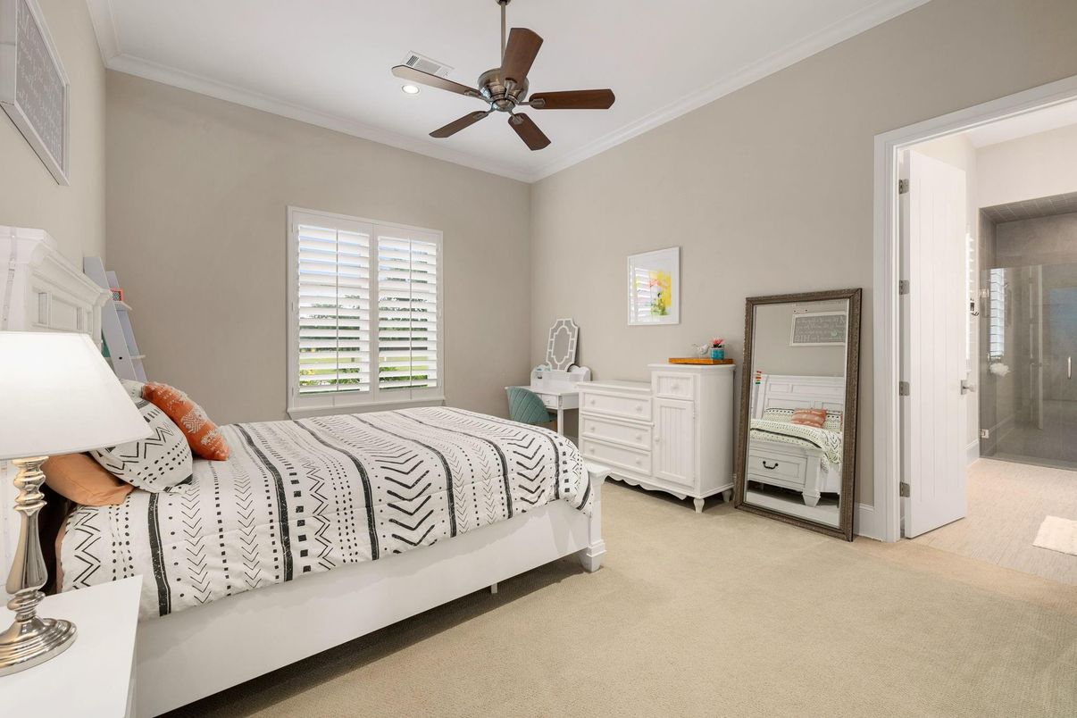 Bedroom, Home Office, Interior, Recessed Lighting