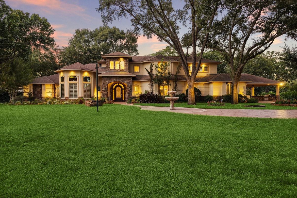 Attached, Backyard, Exterior, Facade, Mediterranean