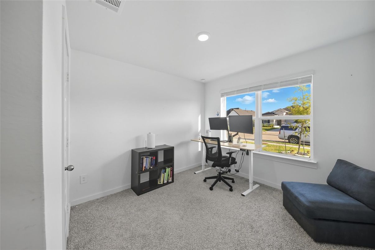 Home Office, Interior, Recessed Lighting