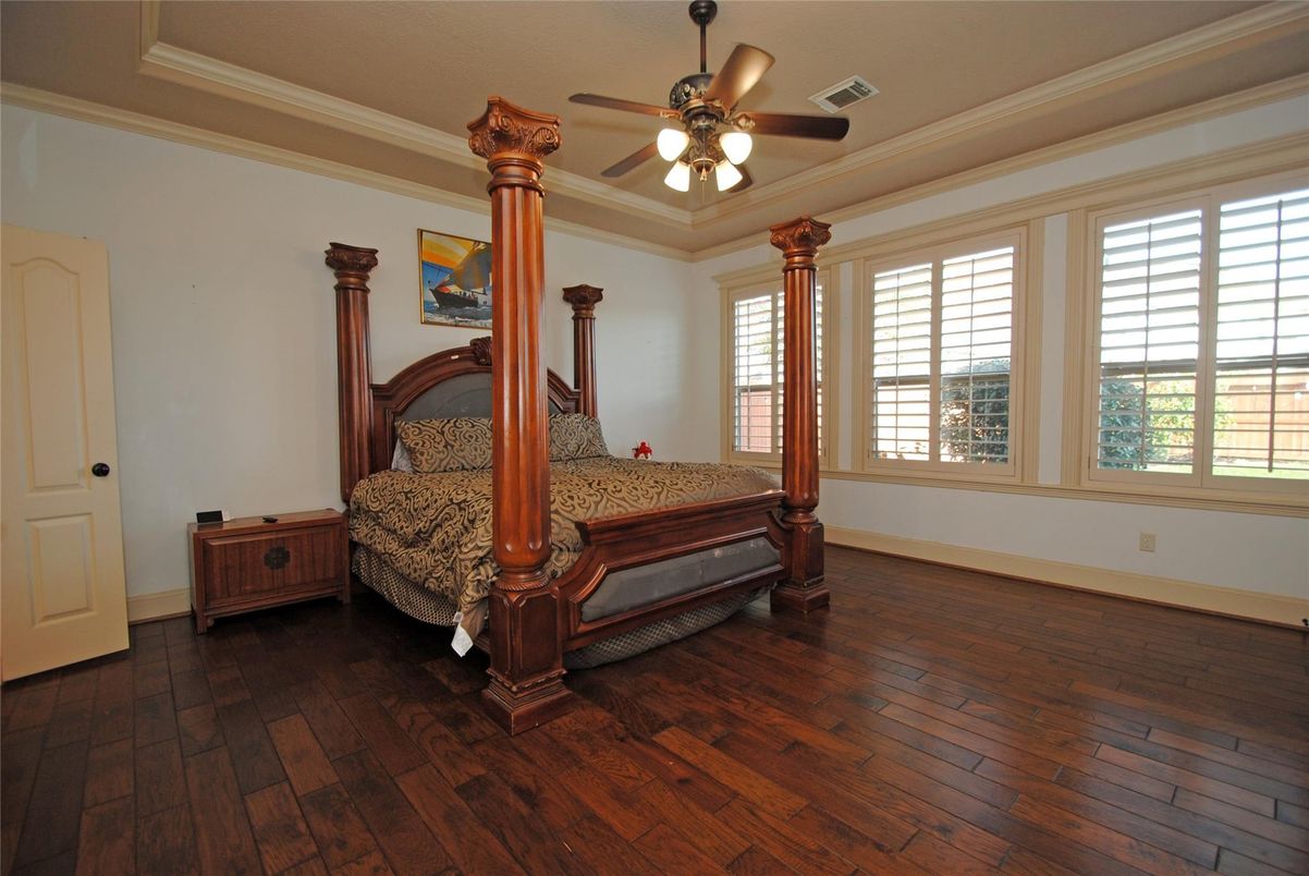 Bedroom, Interior, Wood Texture Flooring