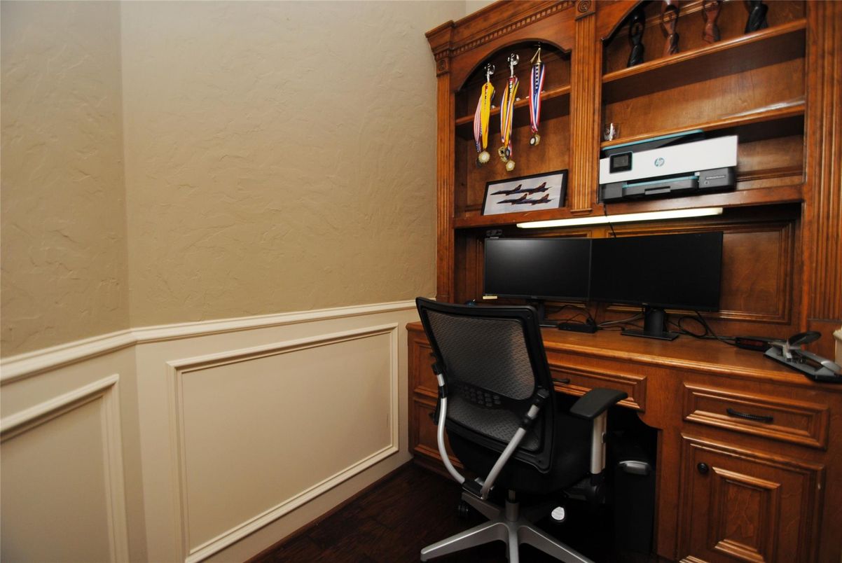 Home Office, Interior, Wood Texture Flooring