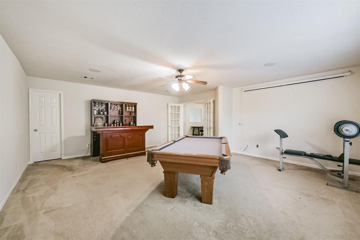 Billiard Table, Fitness Equipment, Game Room, Interior
