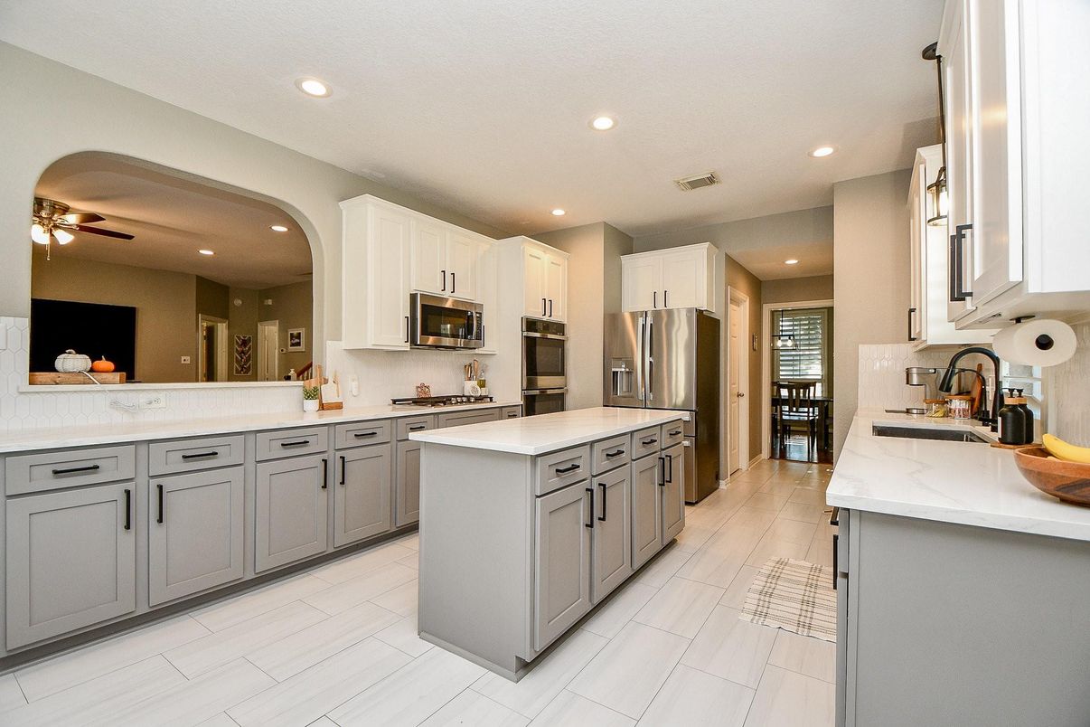 Interior, Kitchen, Recessed Lighting, Stainless Steel Appliances