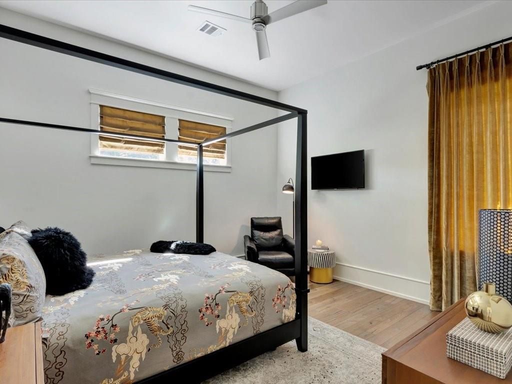 Bedroom, Interior, Wood Texture Flooring