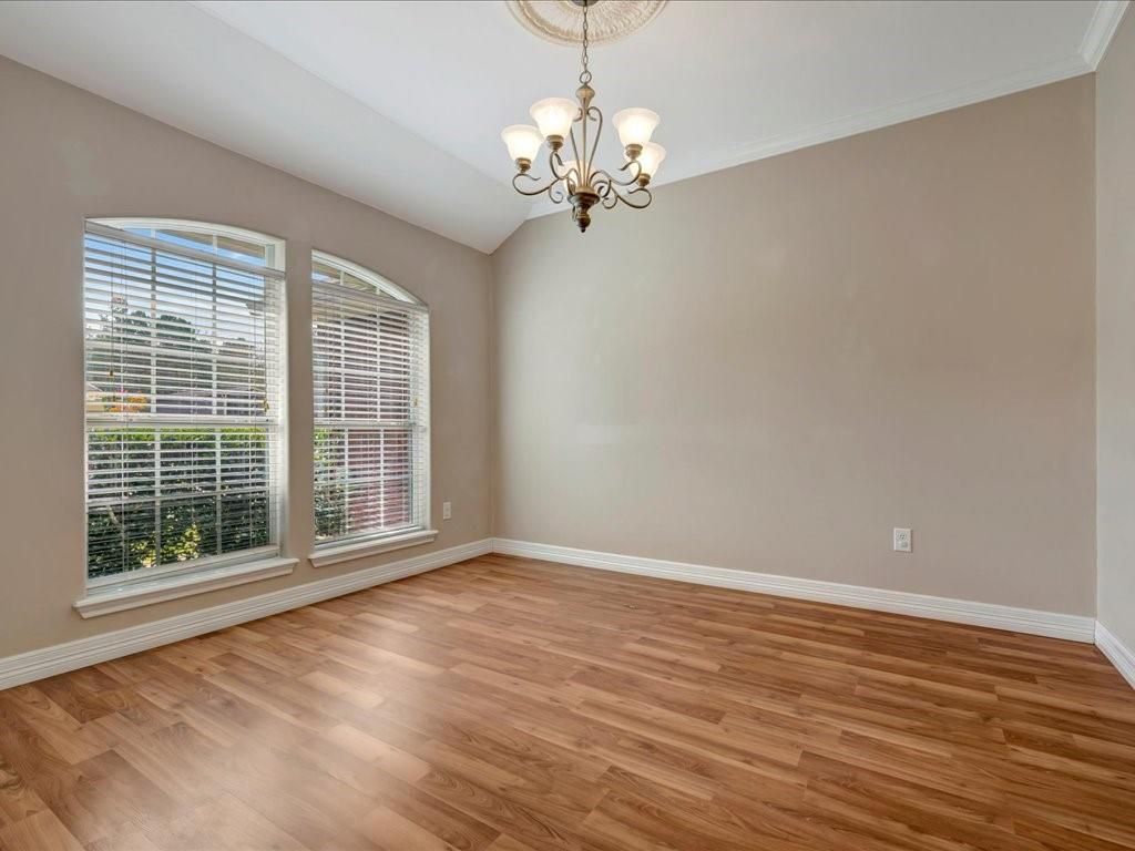 Chandelier, Empty room, Interior, Wood Texture Flooring