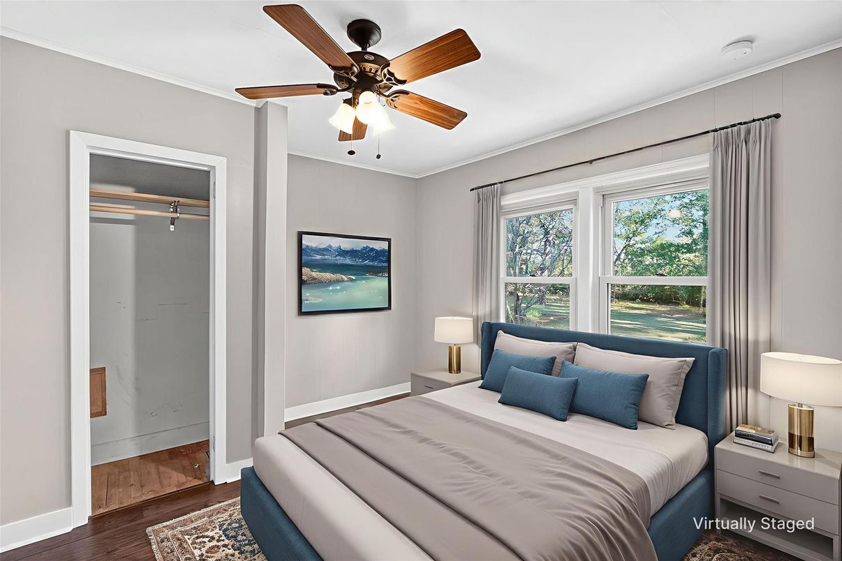 Bedroom, Interior, Wood Texture Flooring