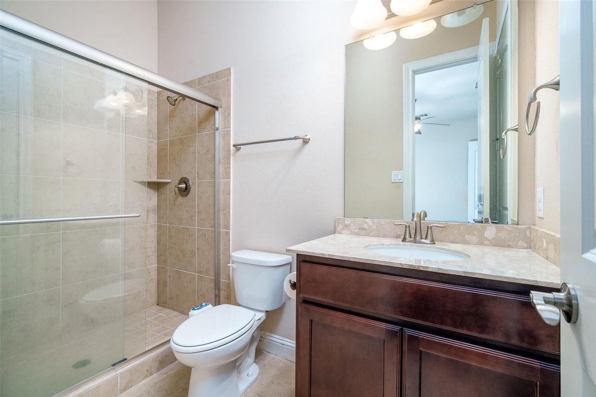 Bathroom, Glass Shower, Interior