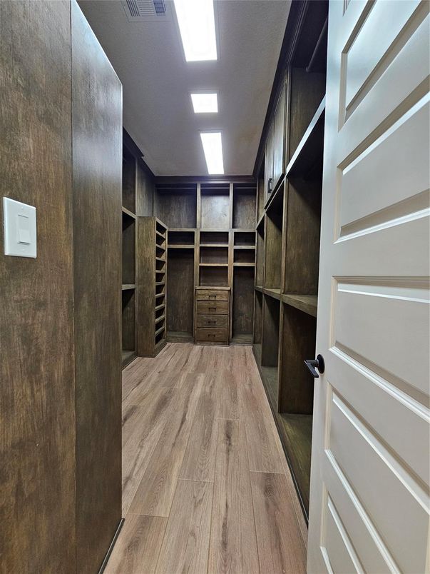 Interior, Recessed Lighting, Walk-in Closets, Wood Texture Flooring