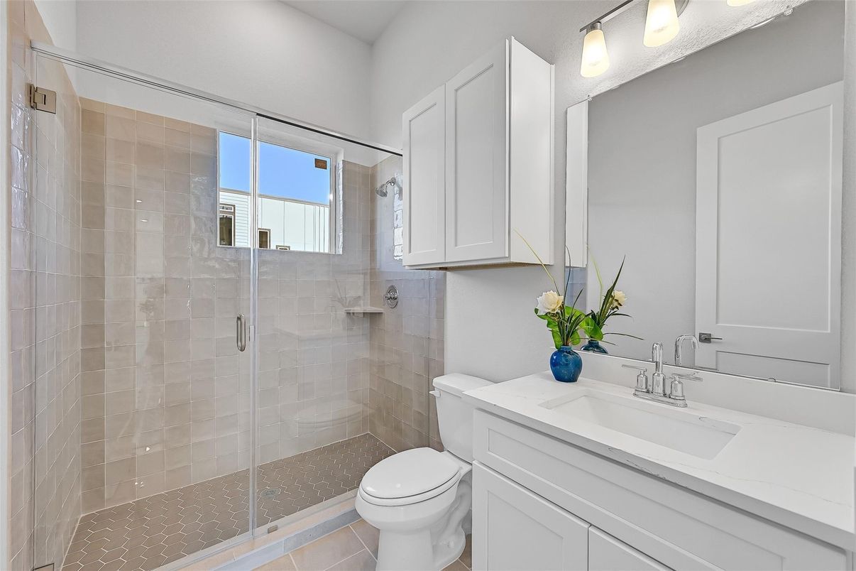Bathroom, Glass Shower, Interior