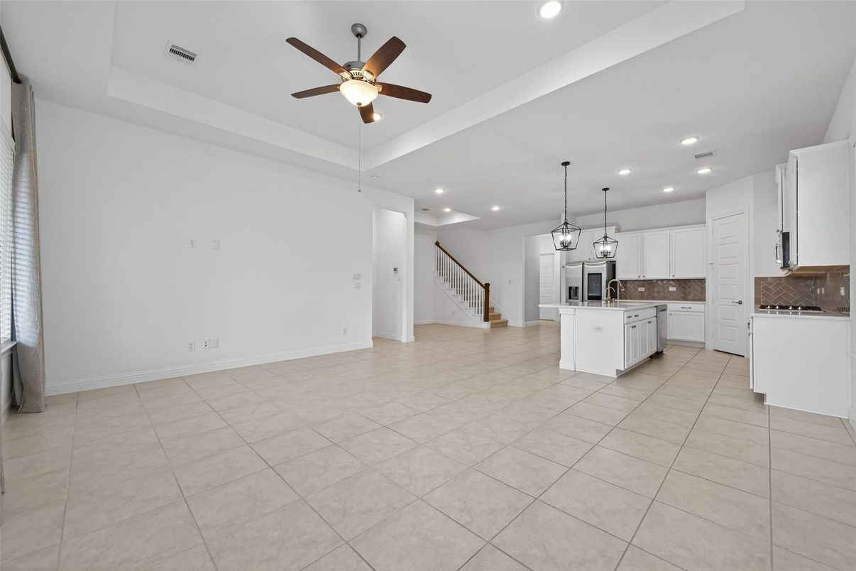 Interior, Kitchen, Pendant Lights, Recessed Lighting