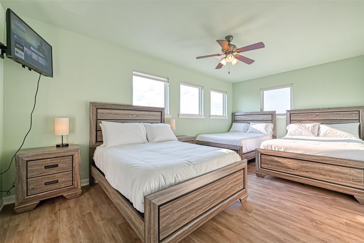 Bedroom, Interior, Wood Texture Flooring