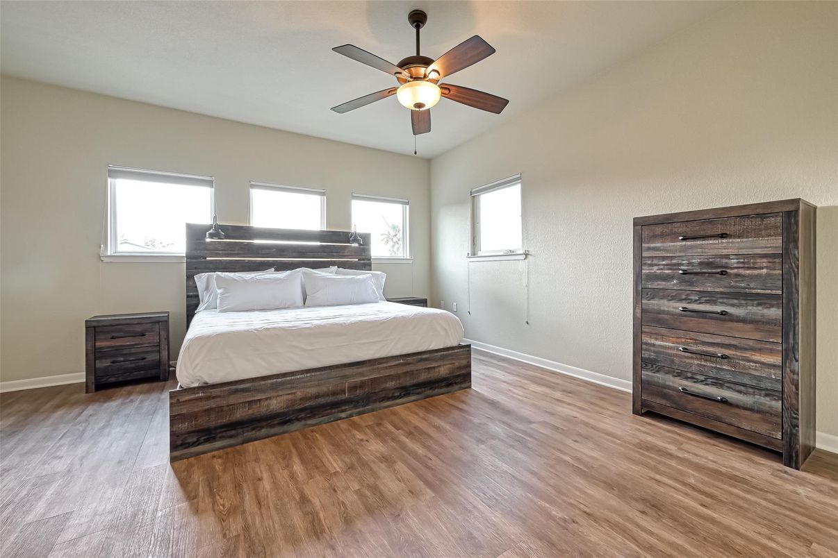 Bedroom, Interior, Wood Texture Flooring