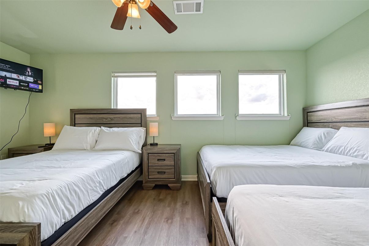 Bedroom, Interior, Wood Texture Flooring