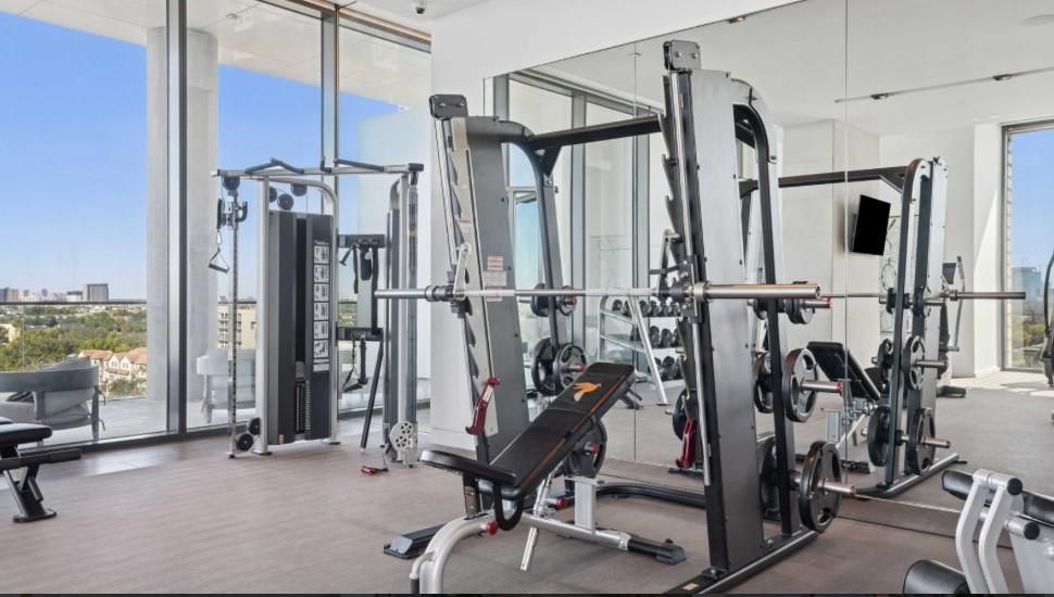 Fitness Equipment, Gym, Interior