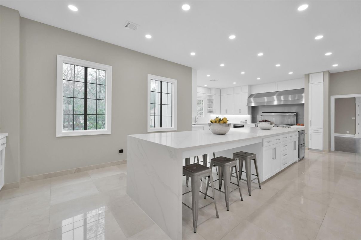 Interior, Kitchen, Recessed Lighting, Stainless Steel Appliances