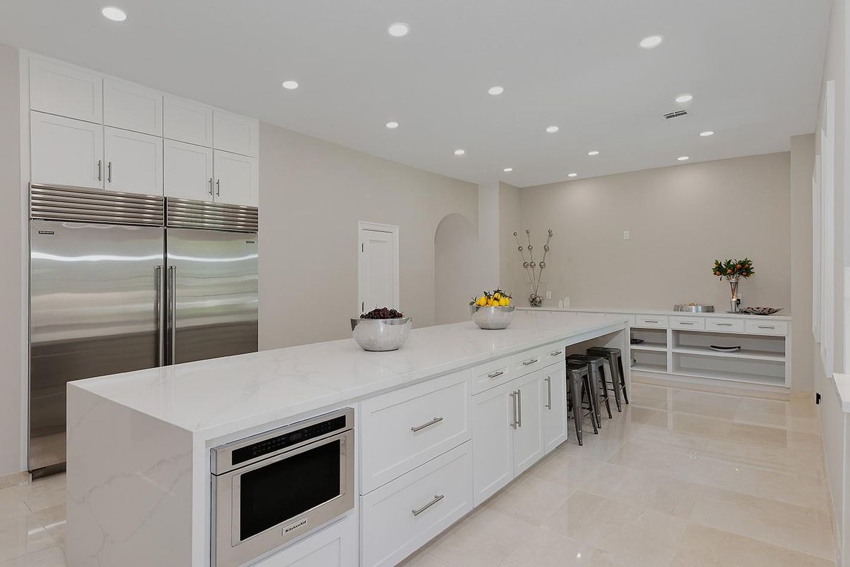 Interior, Kitchen, Recessed Lighting, Stainless Steel Appliances