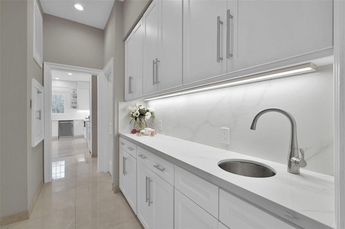 Interior, Marble Walls, Recessed Lighting