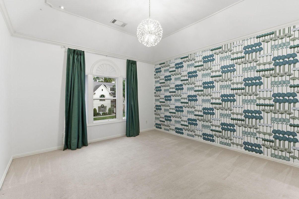 Empty room, Interior, Pendant Lights, Recessed Lighting