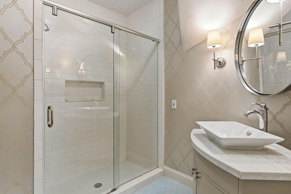 Bathroom, Glass Shower, Interior