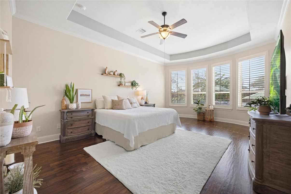 Bedroom, Interior, Wood Texture Flooring