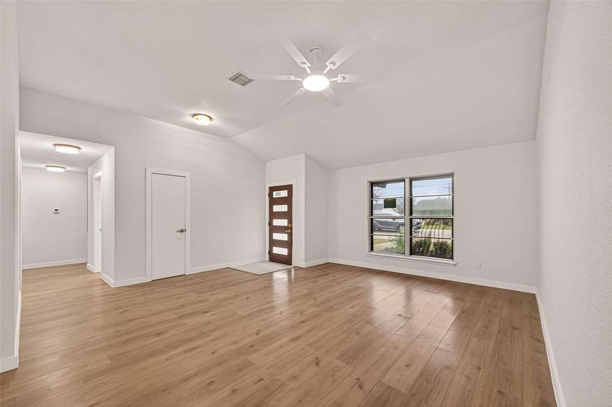 Empty room, Interior, Wood Texture Flooring