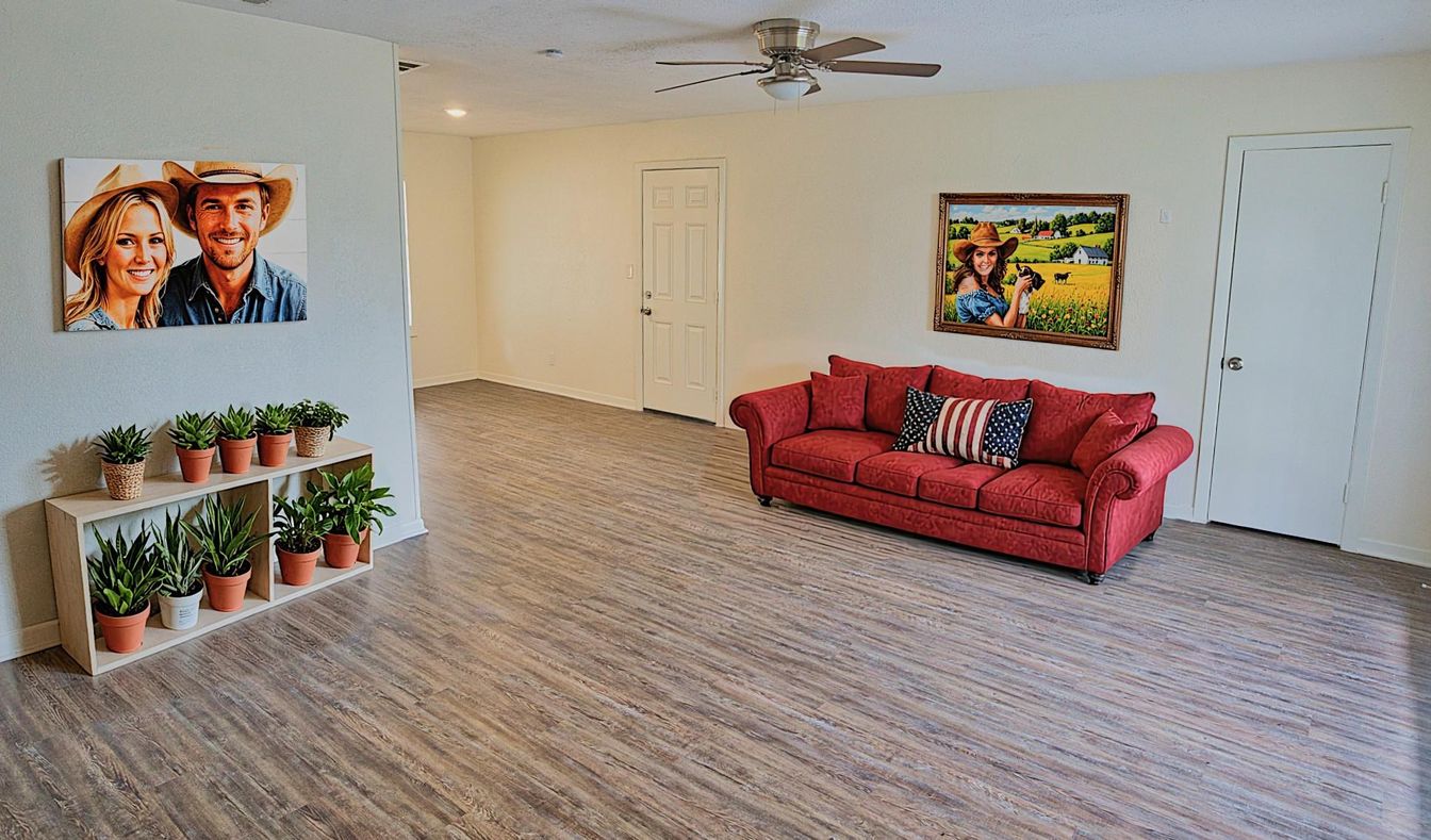 Interior, Recessed Lighting, Wood Texture Flooring