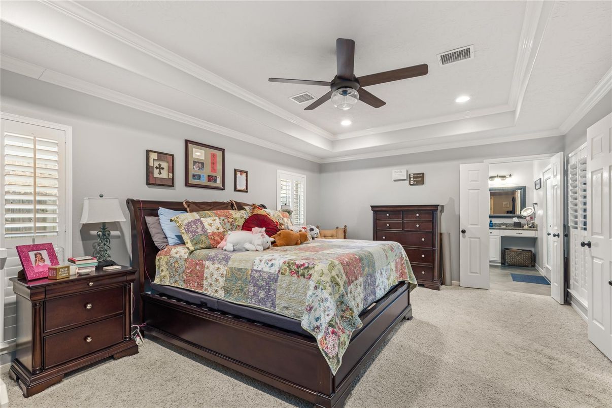 Bedroom, Interior, Recessed Lighting