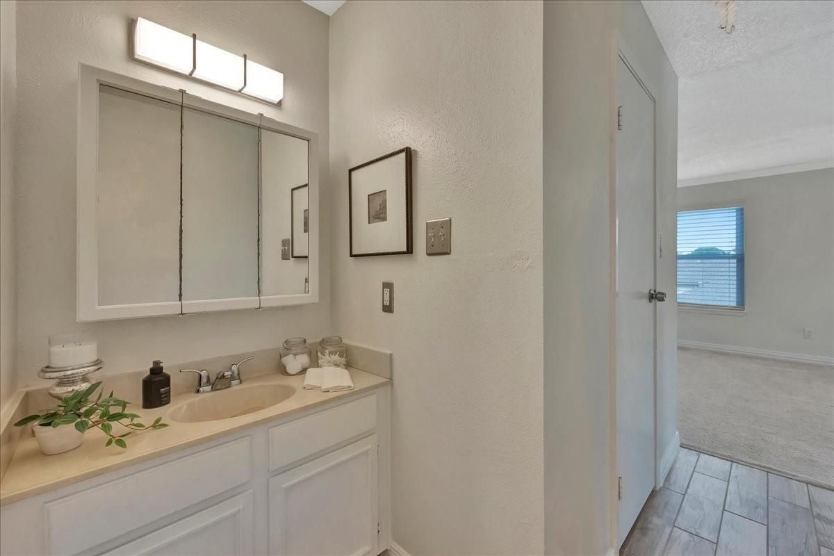 Bathroom, Interior, Wood Texture Flooring